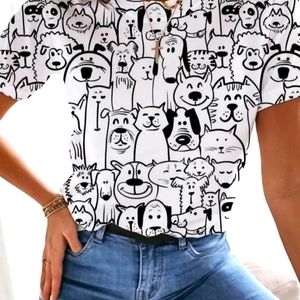 Adorable dogs tee -New w/o tags.